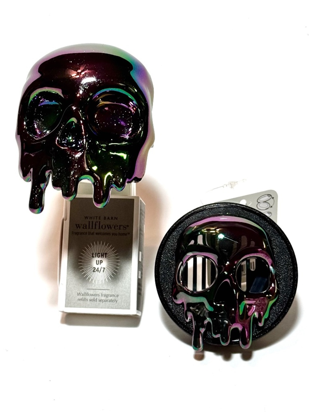 DRIPPING SKULL Nightlight Plug & Car Clip